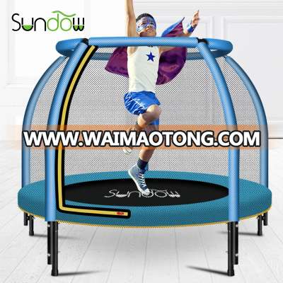 Wholesale kids folding trampoline in park ground have fun